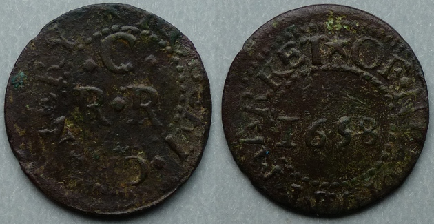 Needham Market, Robert Chenery 1658 farthing